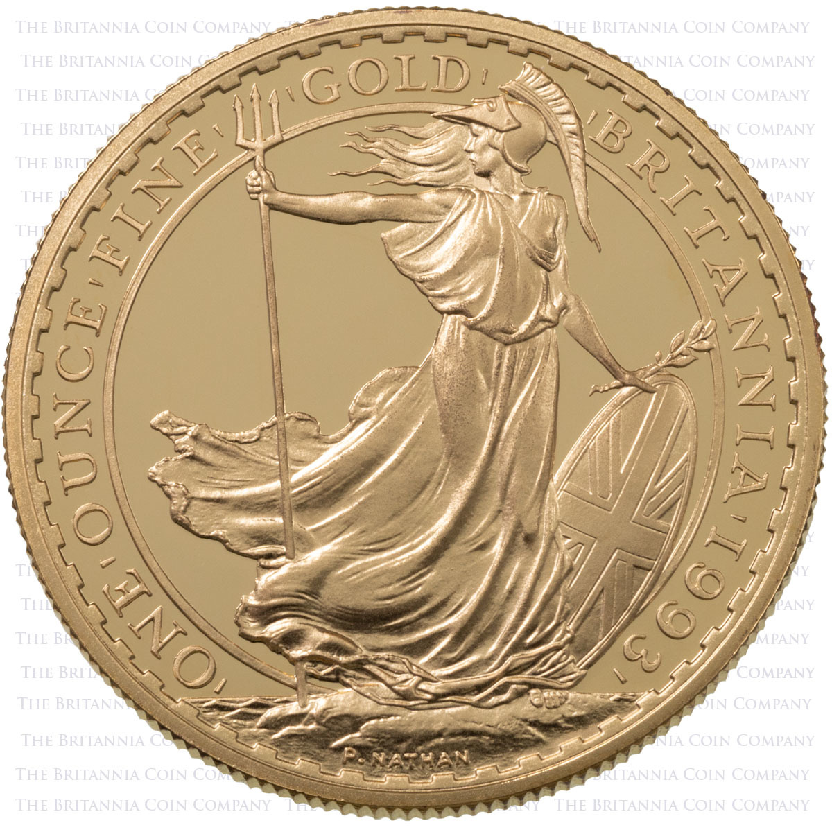 1993 Gold Proof Four Coin Britannia Set 1oz Reverse