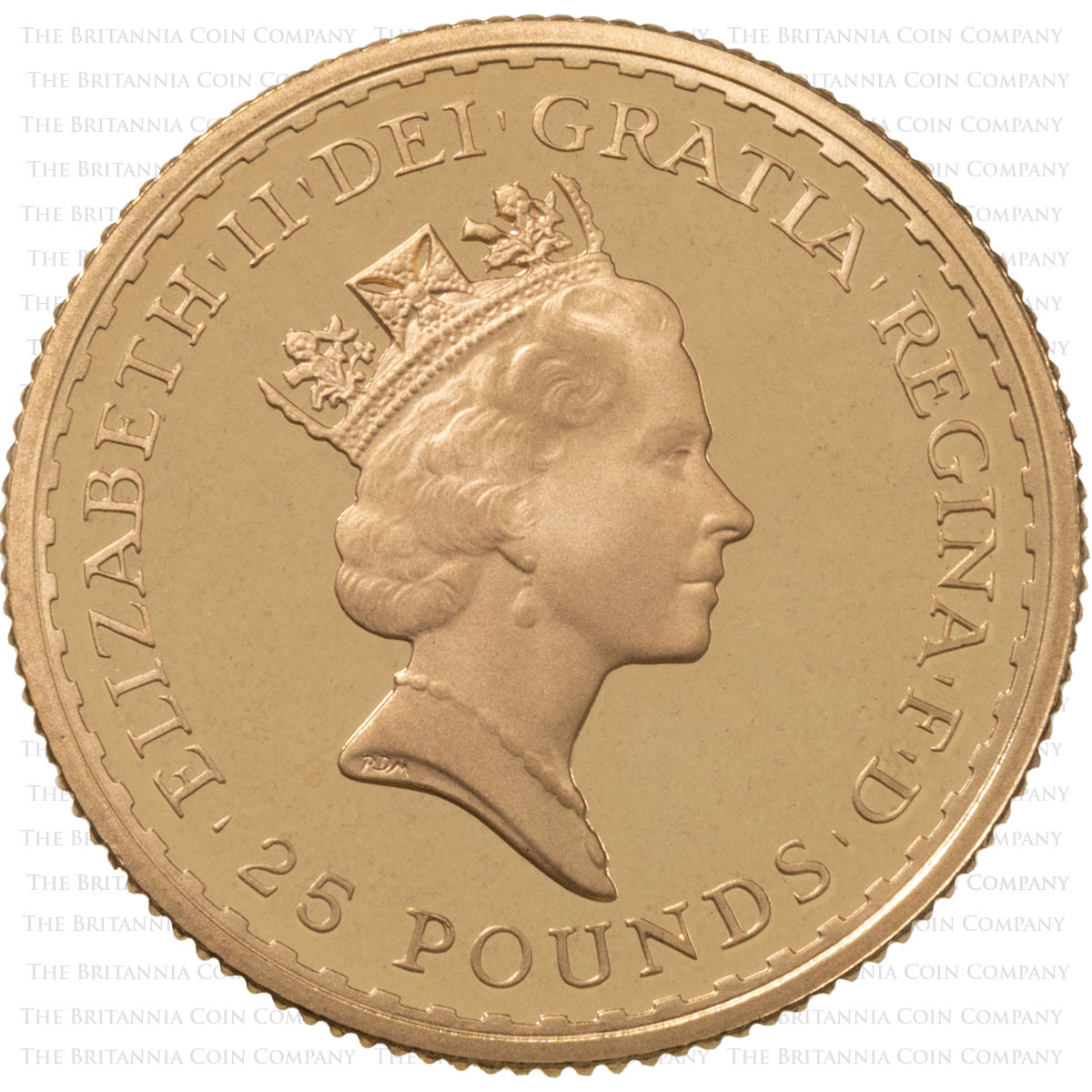 1993 Gold Proof Four Coin Britannia Set 1/4oz Obverse