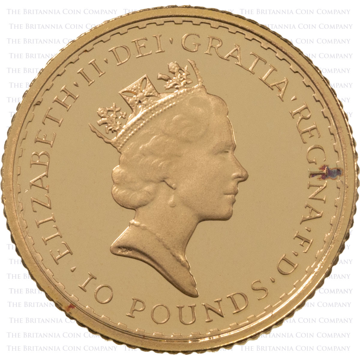 1993 Gold Proof Four Coin Britannia Set 1/10oz Obverse