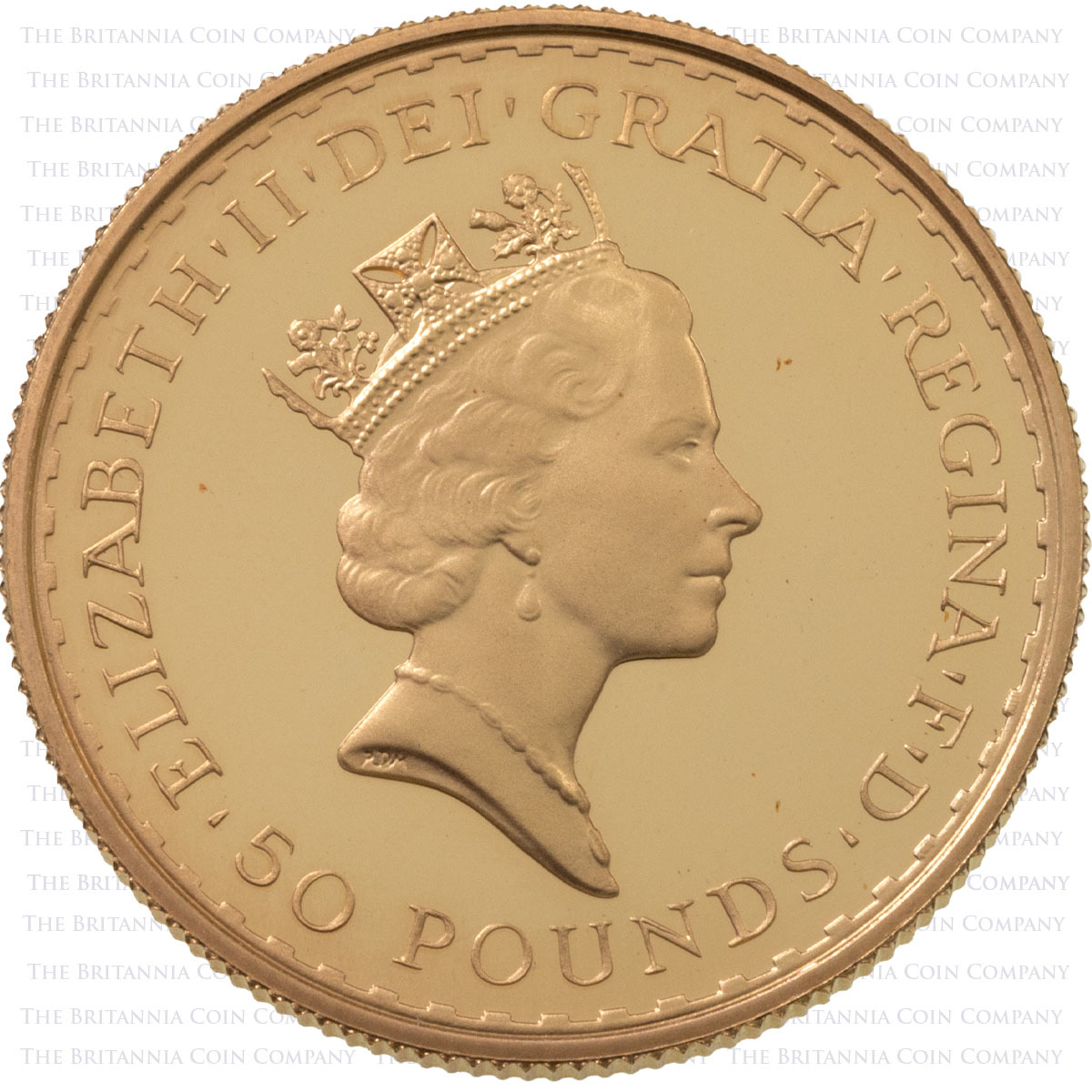 1997 Gold Proof Four Coin Britannia Set 1/2oz Obverse