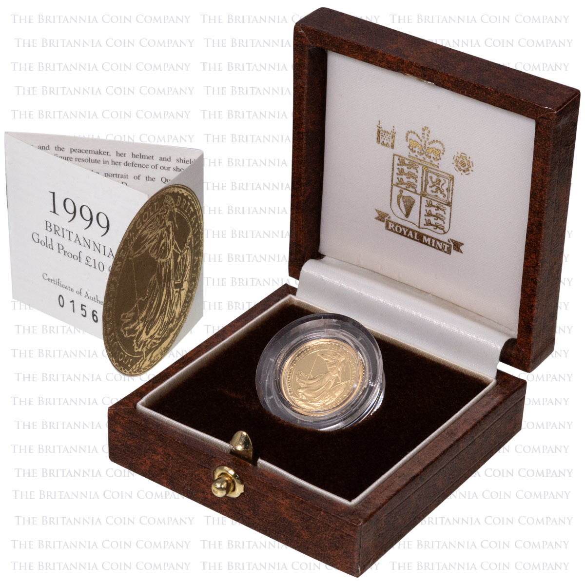 1999 Britannia Tenth Ounce Gold Proof Coin Boxed