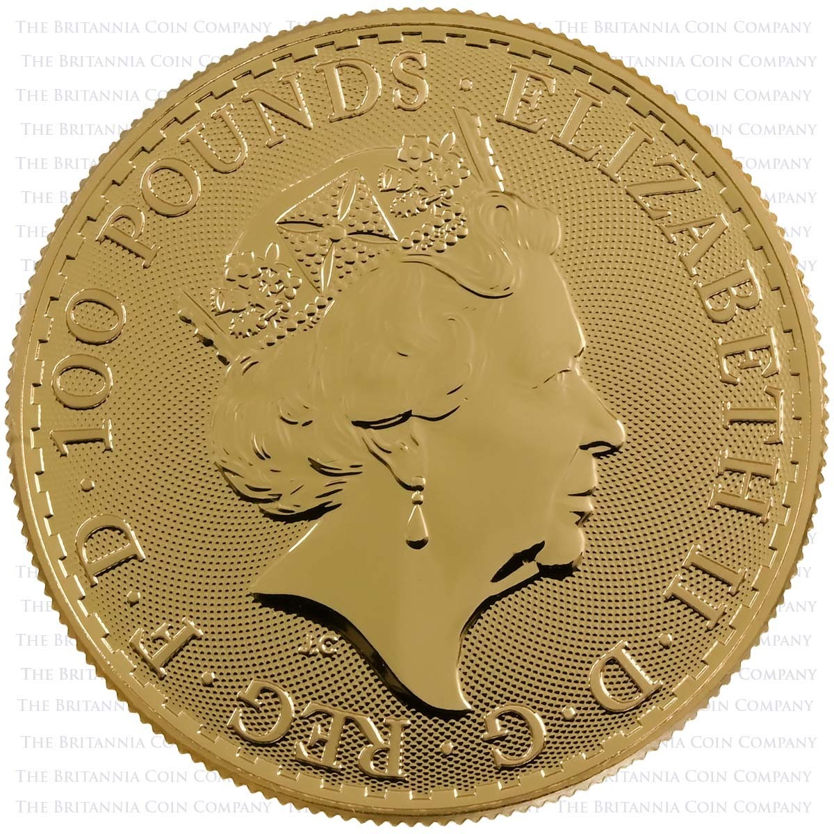 UKBGB221C 2022 Britannia One Ounce Gold Bullion Coin Obverse