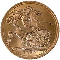 1964 Full Gold Bullion Sovereign Thumbnail