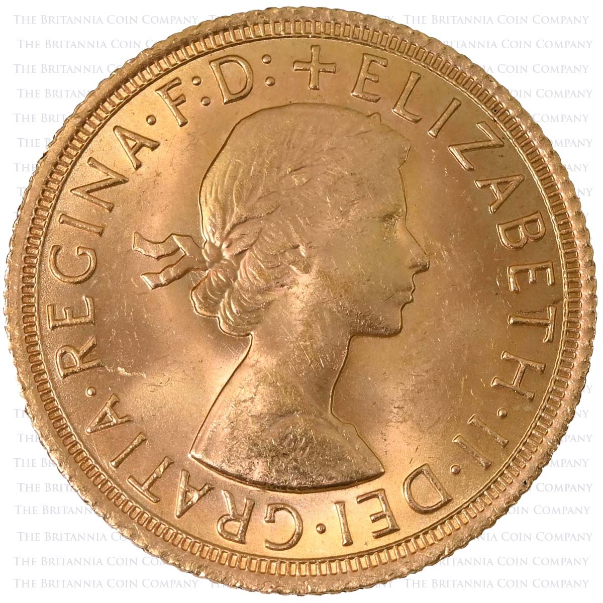 1967 Full Gold Bullion Sovereign Obverse