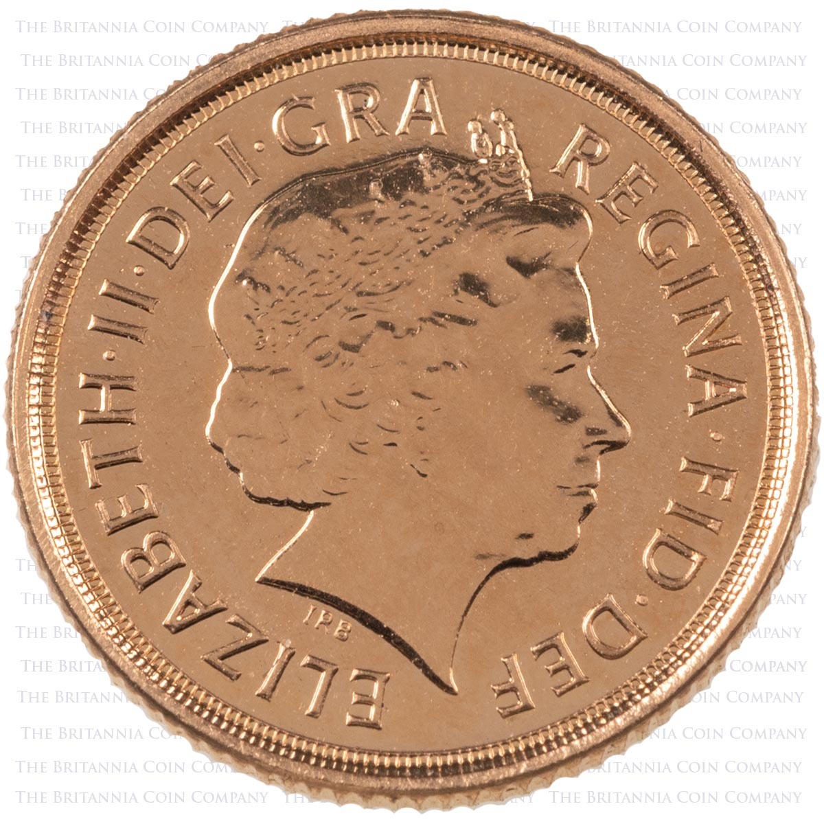 2009 Queen Elizabeth II Gold Bullion Quarter Sovereign Obverse