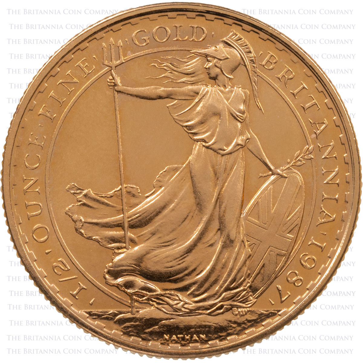 Half Ounce 22 Carat Gold Mixed-Date Britannia Bullion Coins (Best Value) Reverse