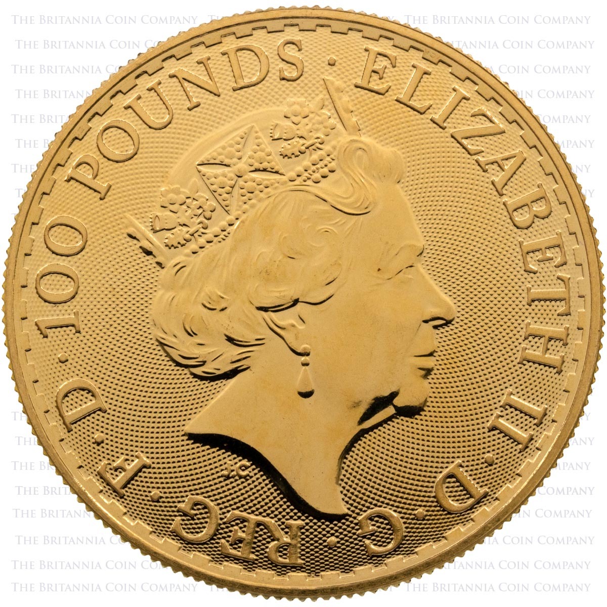 One Ounce 24 Carat Gold Mixed-Date Britannia Bullion Coins (Best Value) Obverse