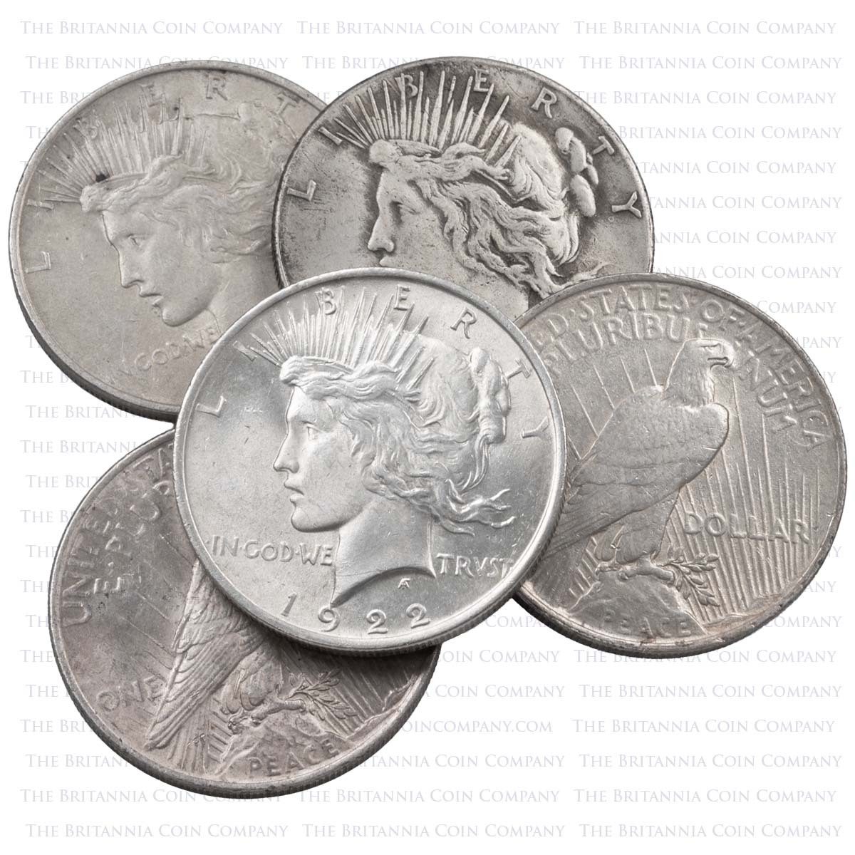 Peace Dollar Silver United States Coin Group