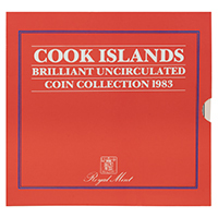 CI83BU 1983 Cook Islands Brilliant Uncirculated Annual Coin Set thumbnail