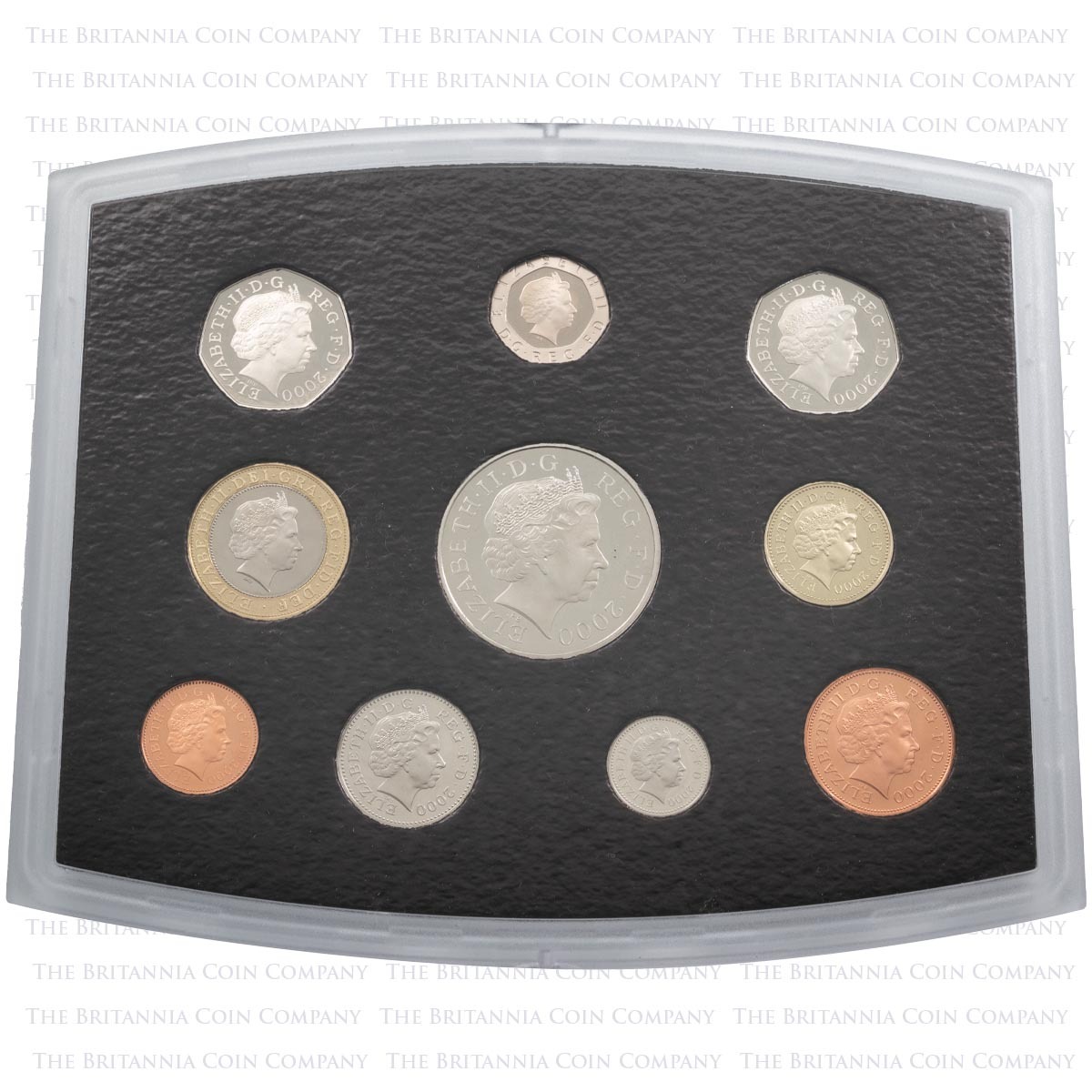 D00E 2000 Executive 10-Coin UK Annual Set obverse image