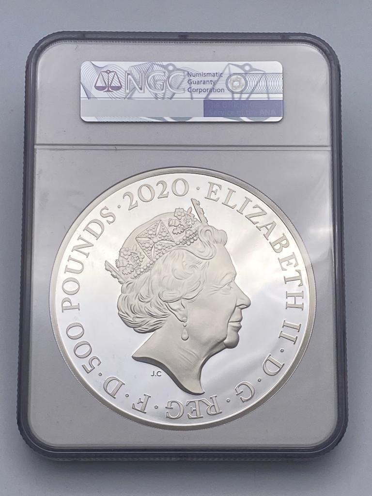 2020 Three Graces 1 KG Silver Proof PF 70 Ultra Cameo First Release Obverse