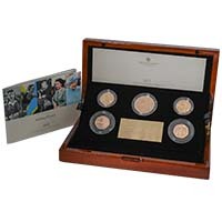 D22GP 2022 Annual 5 Coin Gold Proof Set Platinum Jubilee Thumbnail