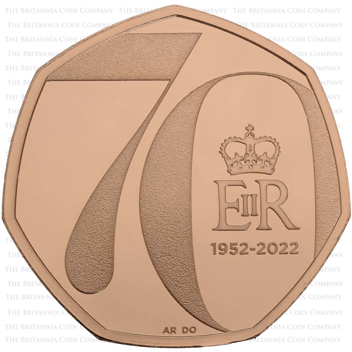 D22GP 2022 Annual 5 Coin Gold Proof Set Platinum Jubilee 50p