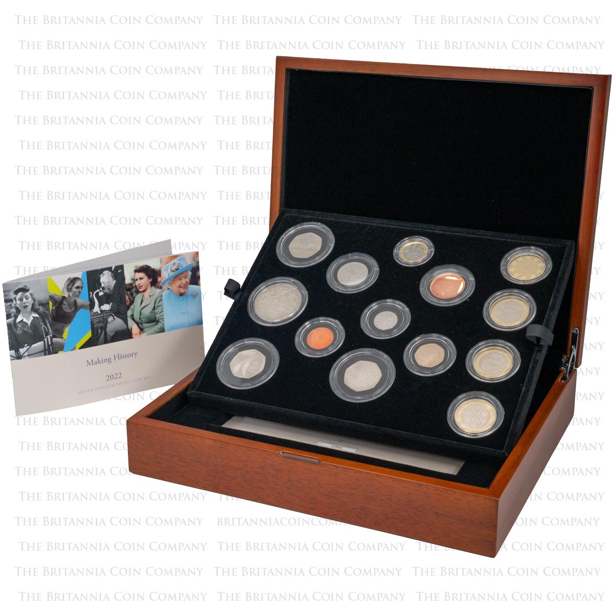 D22PM 2022 Premium Proof 13-Coin UK Annual Set presentation image