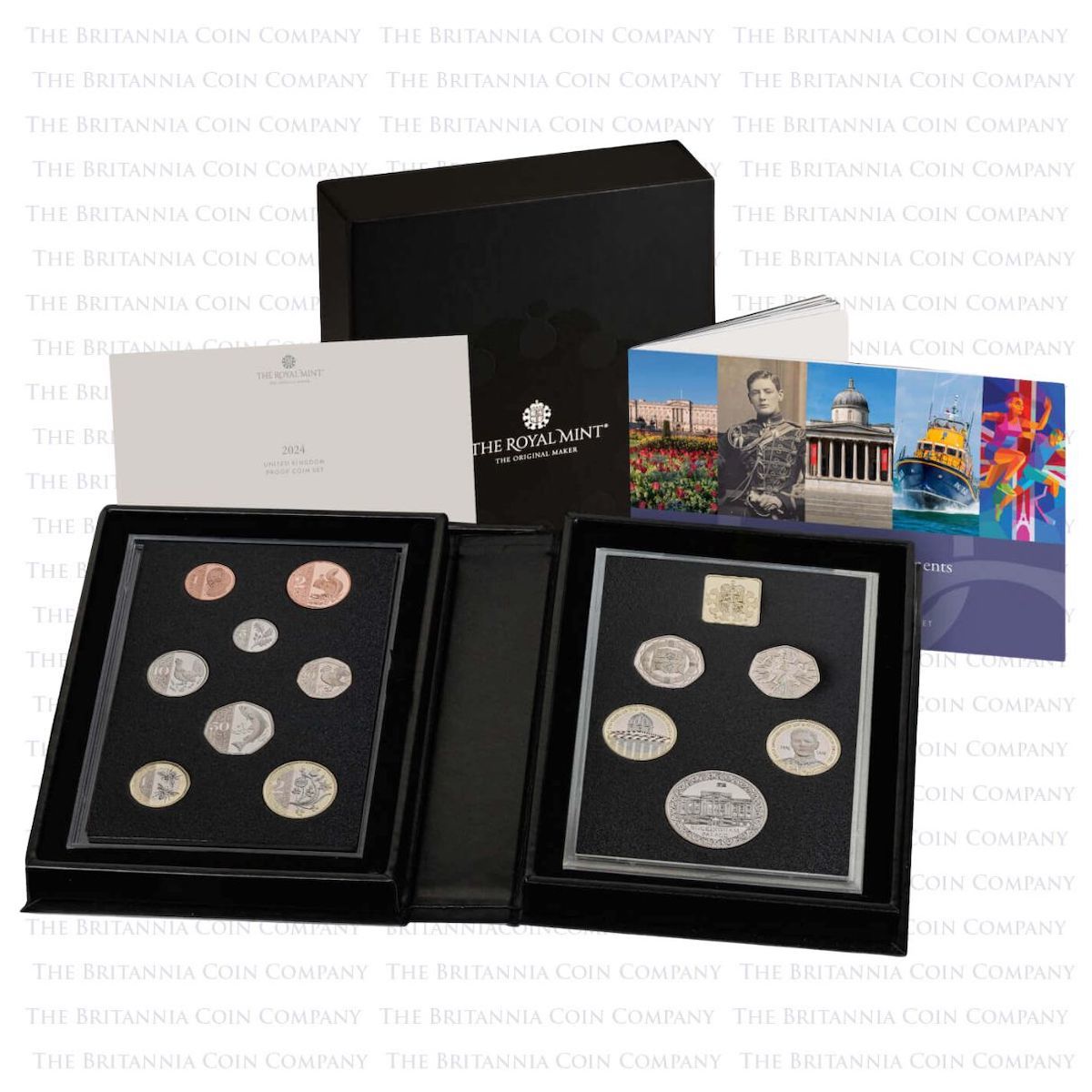 D24COLL 2024 UK Proof Thirteen Coin Annual Set Boxed