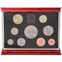 D96DX 1996 Deluxe Proof 9-Coin UK Annual Set thumbnail