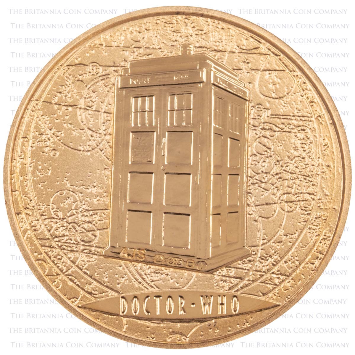 Dalek Gold Proof Medal Obverse