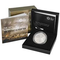 DD14SP 2014 Alderney D-Day 70th Anniversary £5 Crown Silver Proof Coin Thumbnail