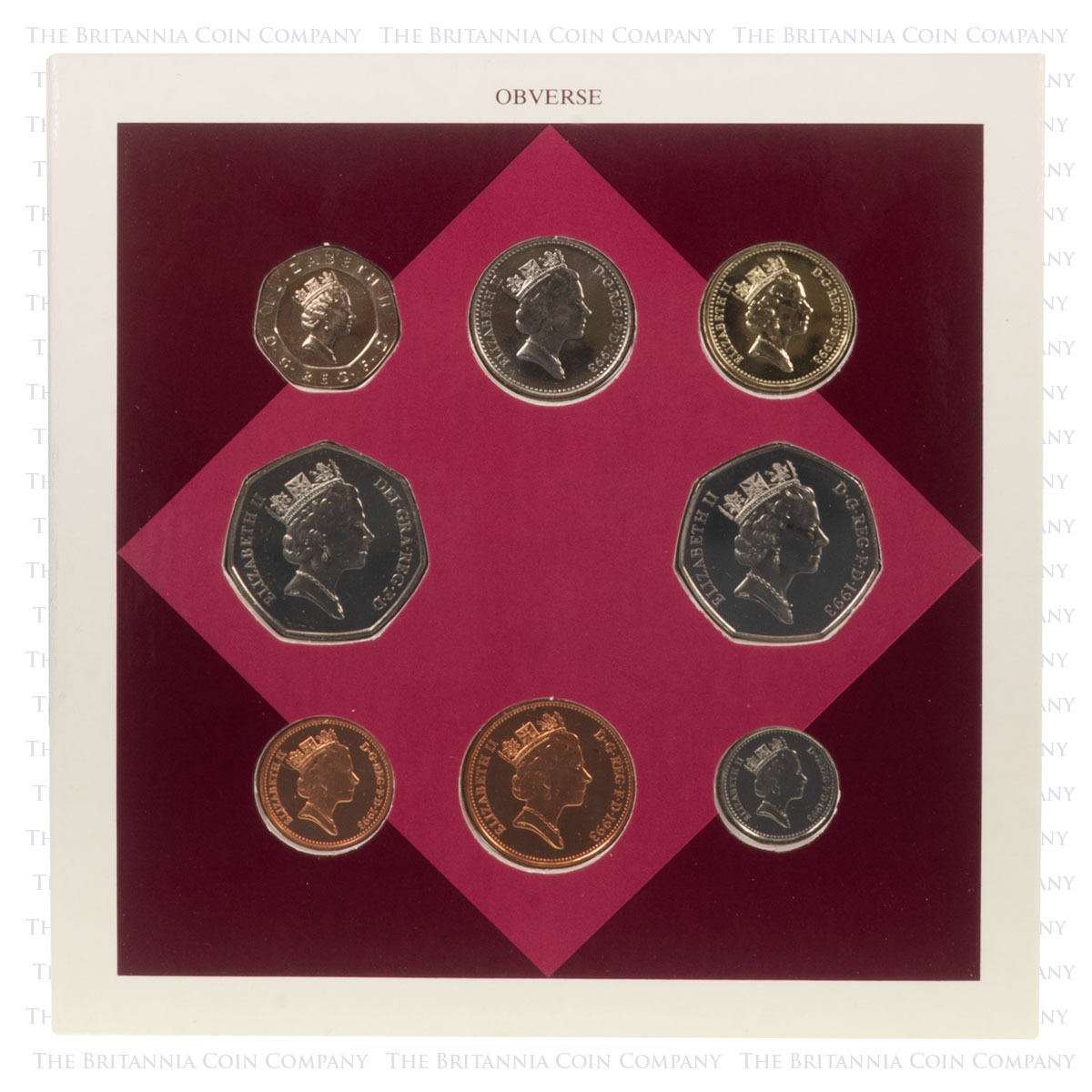 DU93 1993 Brilliant Uncirculated UK Annual Coin Set
