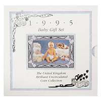 1995 Baby Gift Annual Brilliant Uncirculated UK Coin Set Thumbnail