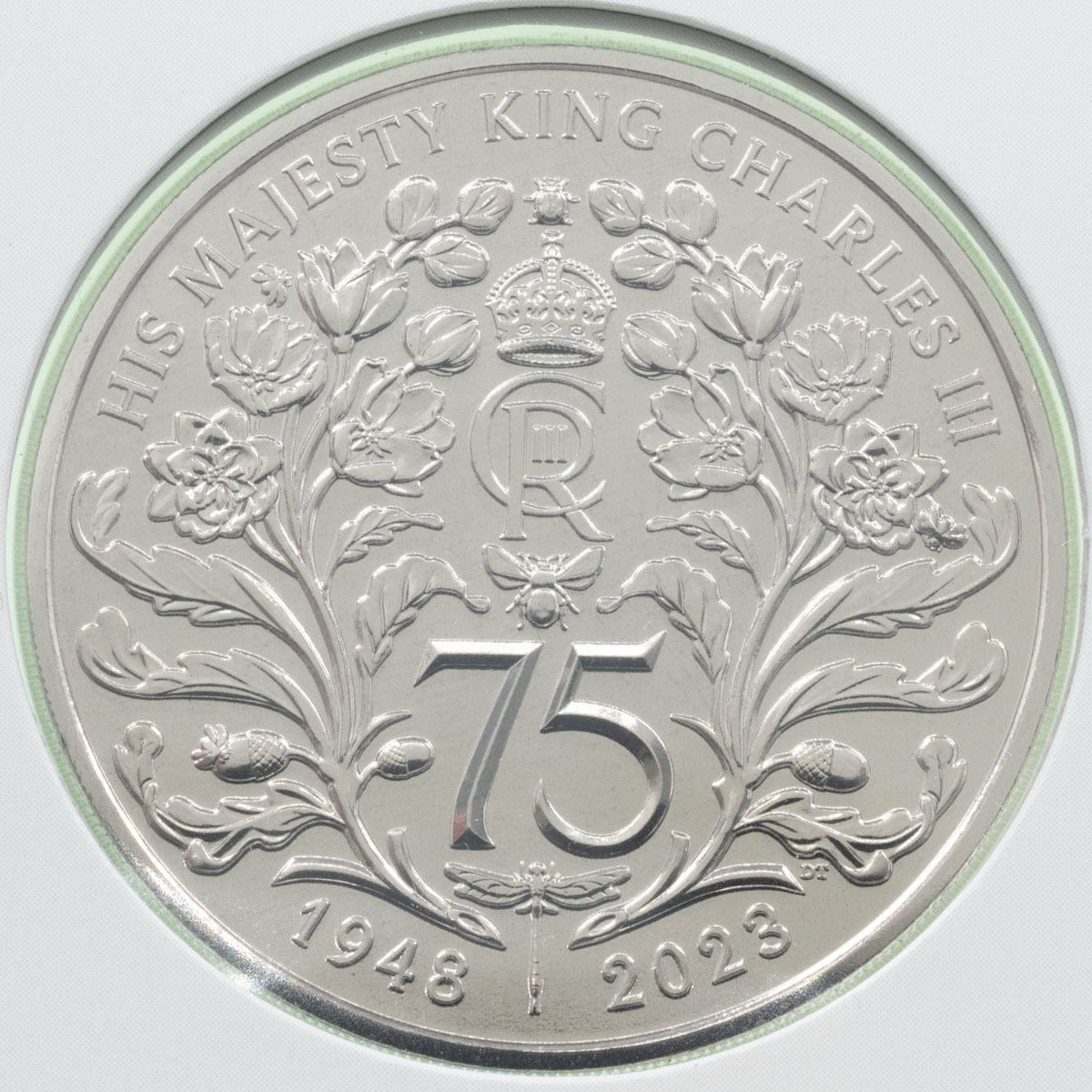 DUC23 2023 UK Commemorative Brilliant Uncirculated Annual Five Coin Set Five Pound Reverse
