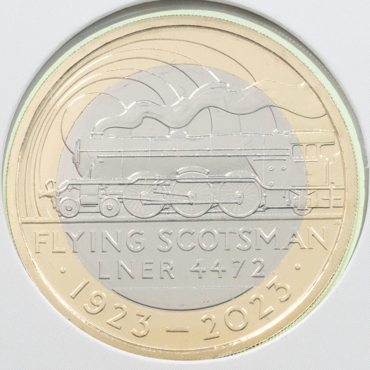 DUC23 2023 UK Commemorative Brilliant Uncirculated Annual Five Coin Set Flying Scotsman Reverse