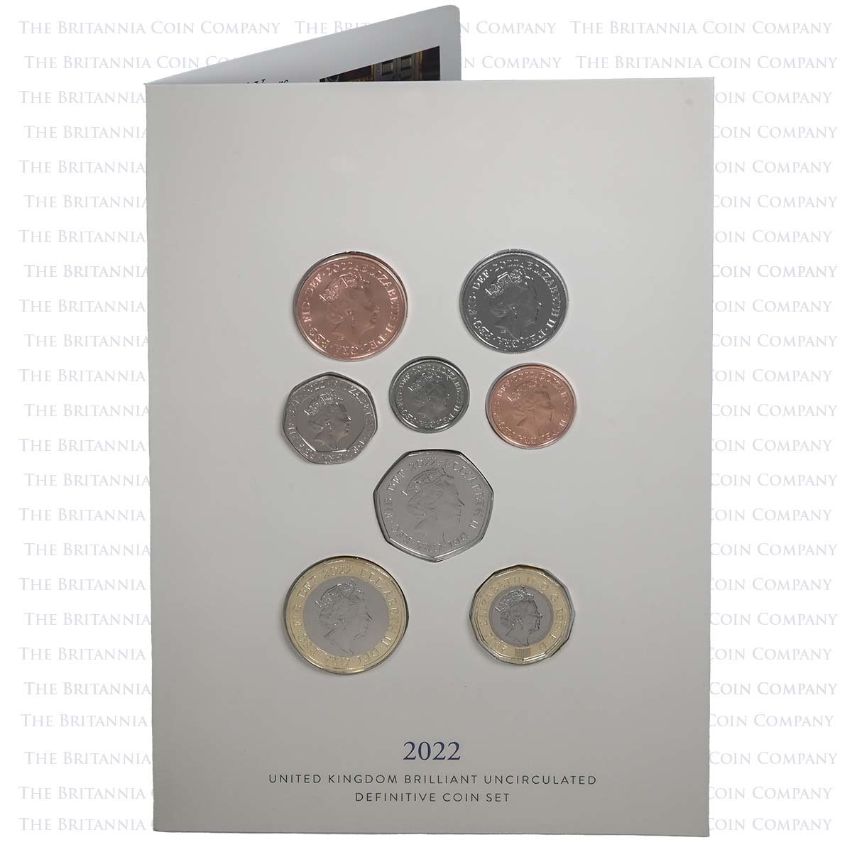 2022 Annual 8 Coin Definitive Set Brilliant Uncirculated Platinum Jubilee Coins