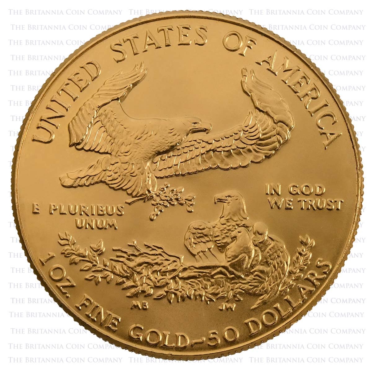 1 Ounce American Gold Eagle 22 Carat (Best Value) Reverse