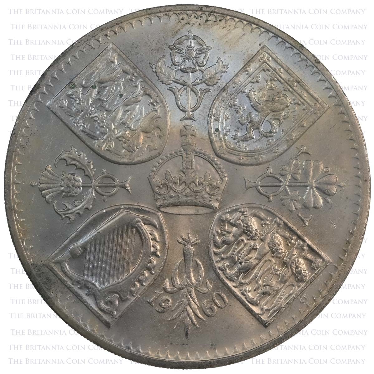 2004 Elizabeth II Gillick Portrait 13 Coin Set 1960 Crown Reverse