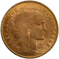 Gold French 10 Francs (Best Value) Thumbnail