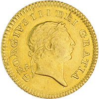1804 George III Gold Third Guinea Obverse Thumbnail