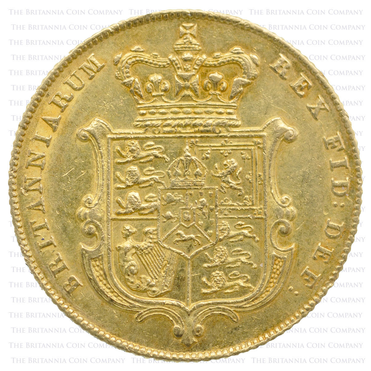 1825 George IV Gold Sovereign Reverse