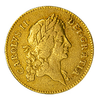 1668 Charles II Guinea Thumbnail