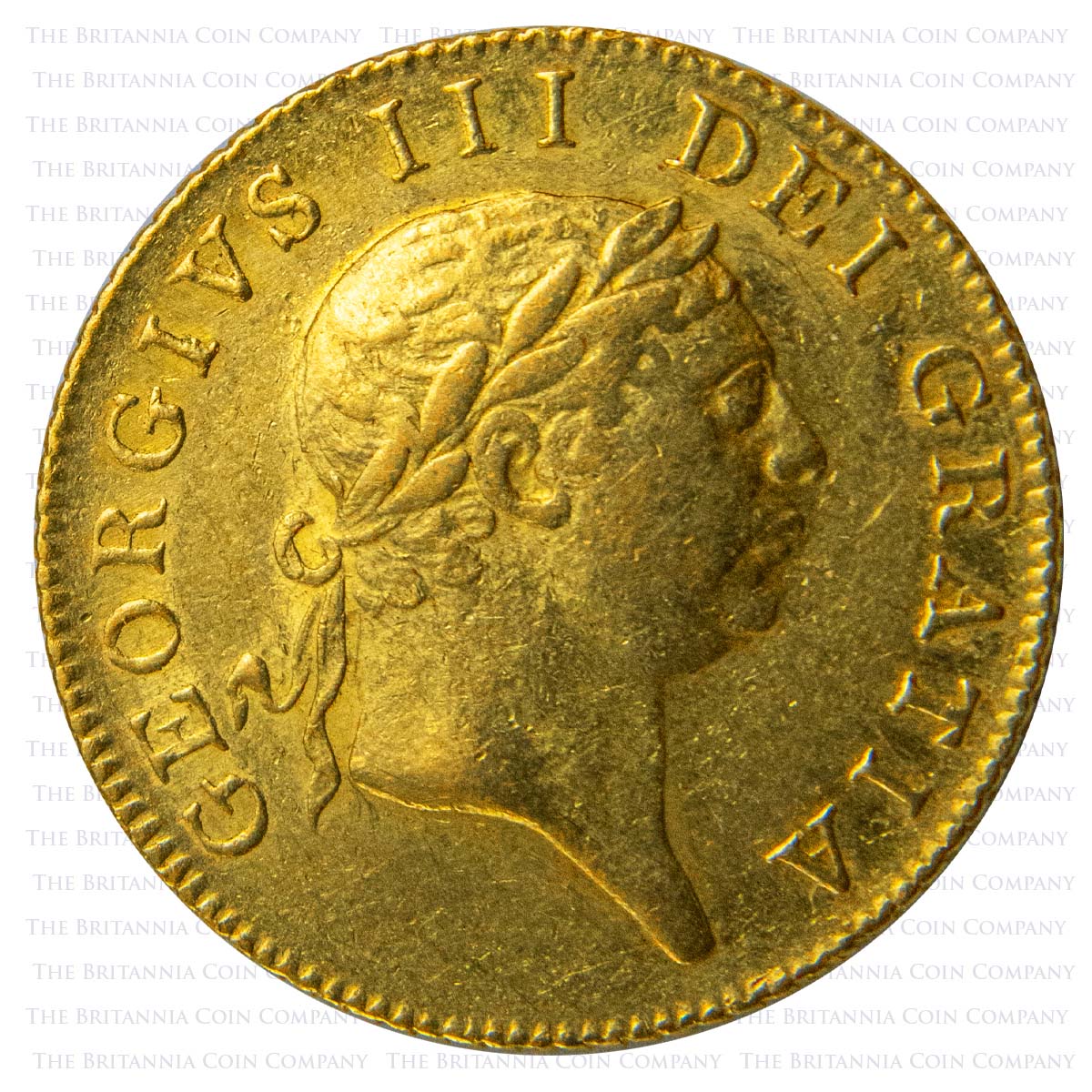 1813 George III Gold Military Guinea Obverse
