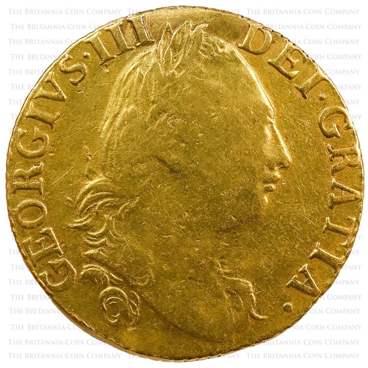 1786 George III Guinea Obverse