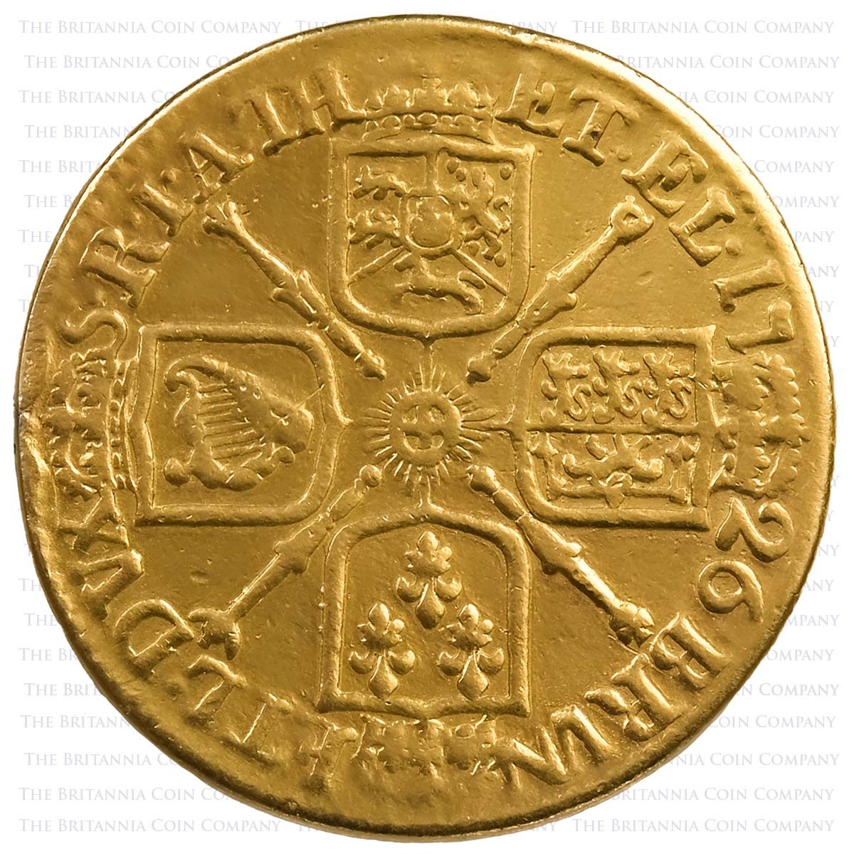 1726 George I Guinea Reverse