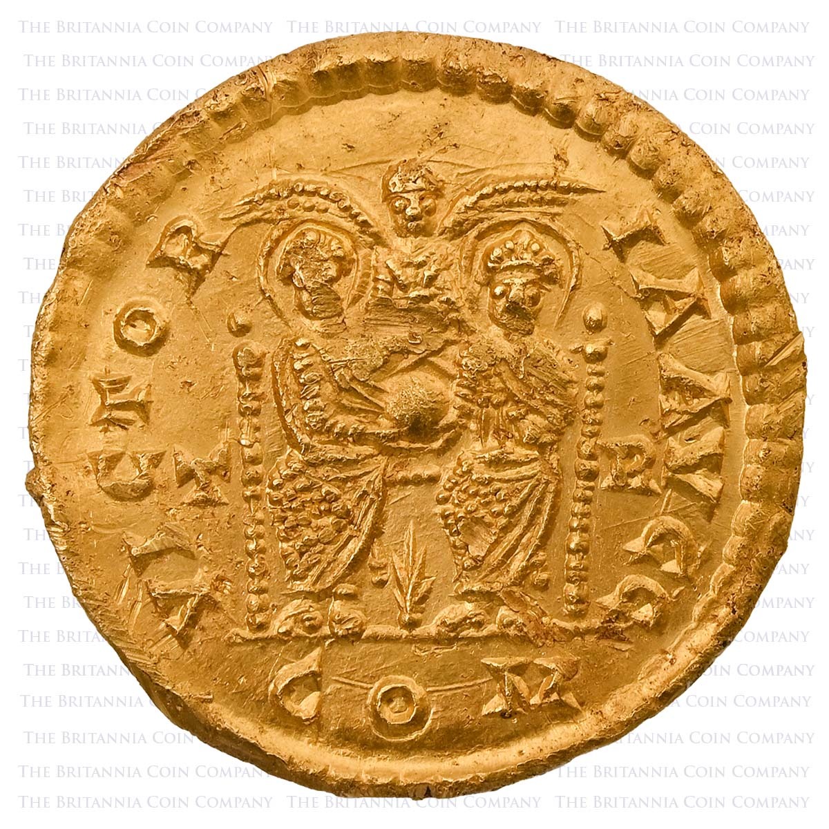 375-398 Valentinian II Solidus Trier Reverse