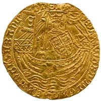1464-1470 Edward IV Gold Rose Noble Ryal MM Crown Thumbnail