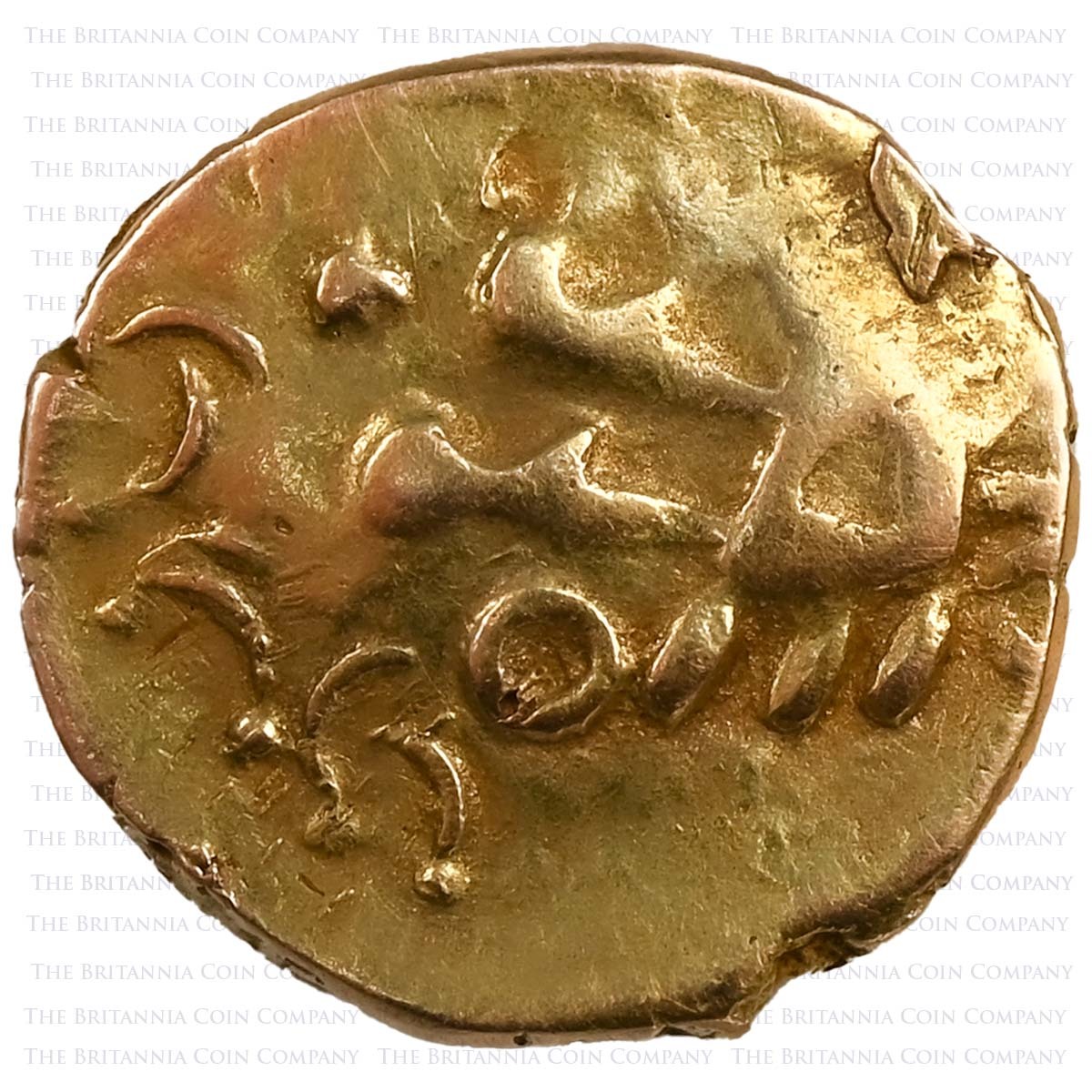 60-50 BC Trinovantes Quarter Stater Clacton De Jersey Reverse