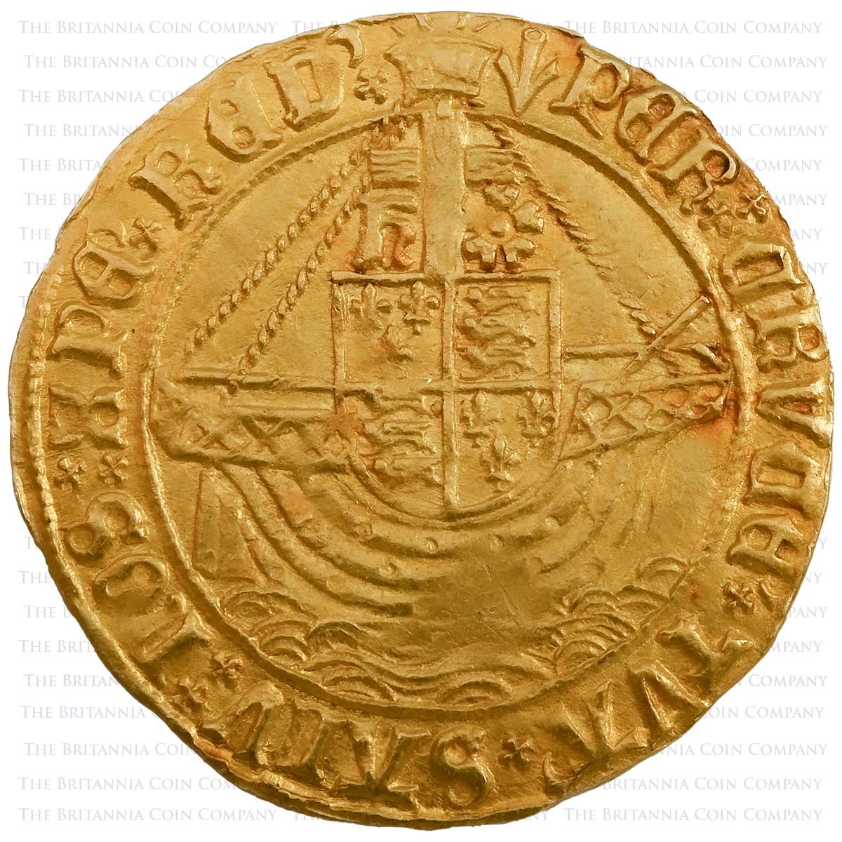 1485-1509 Henry VII Angel Class V MM Pheon Reverse