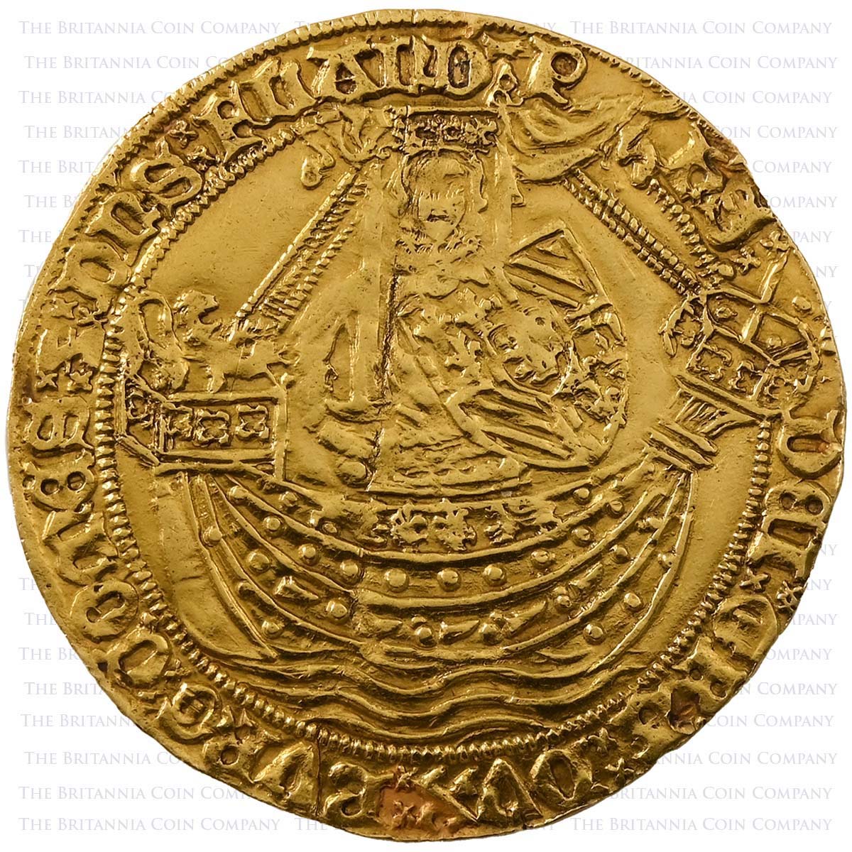 1419-1467 Philip the Good Flemish Noble D'Or Obverse