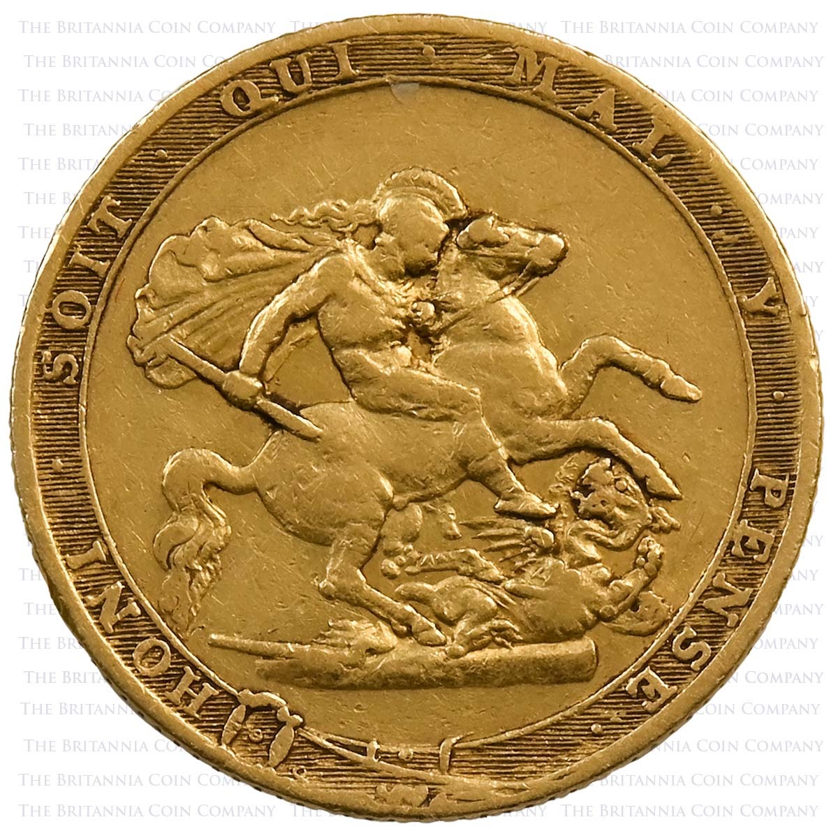 1817 George III Gold Sovereign Reverse