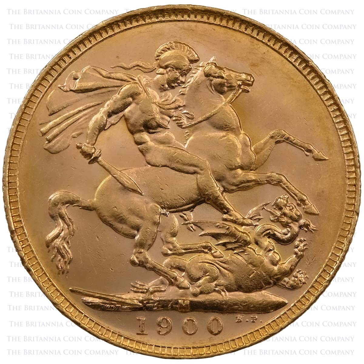 1900 Victoria Sovereign Melbourne Mint Reverse