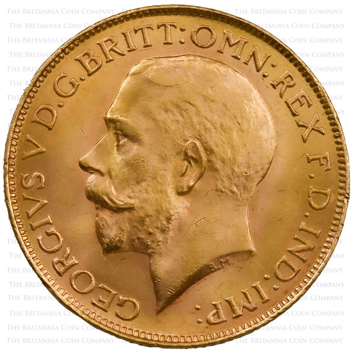 1926 George V Sovereign Pretoria South Africa Mint Obverse