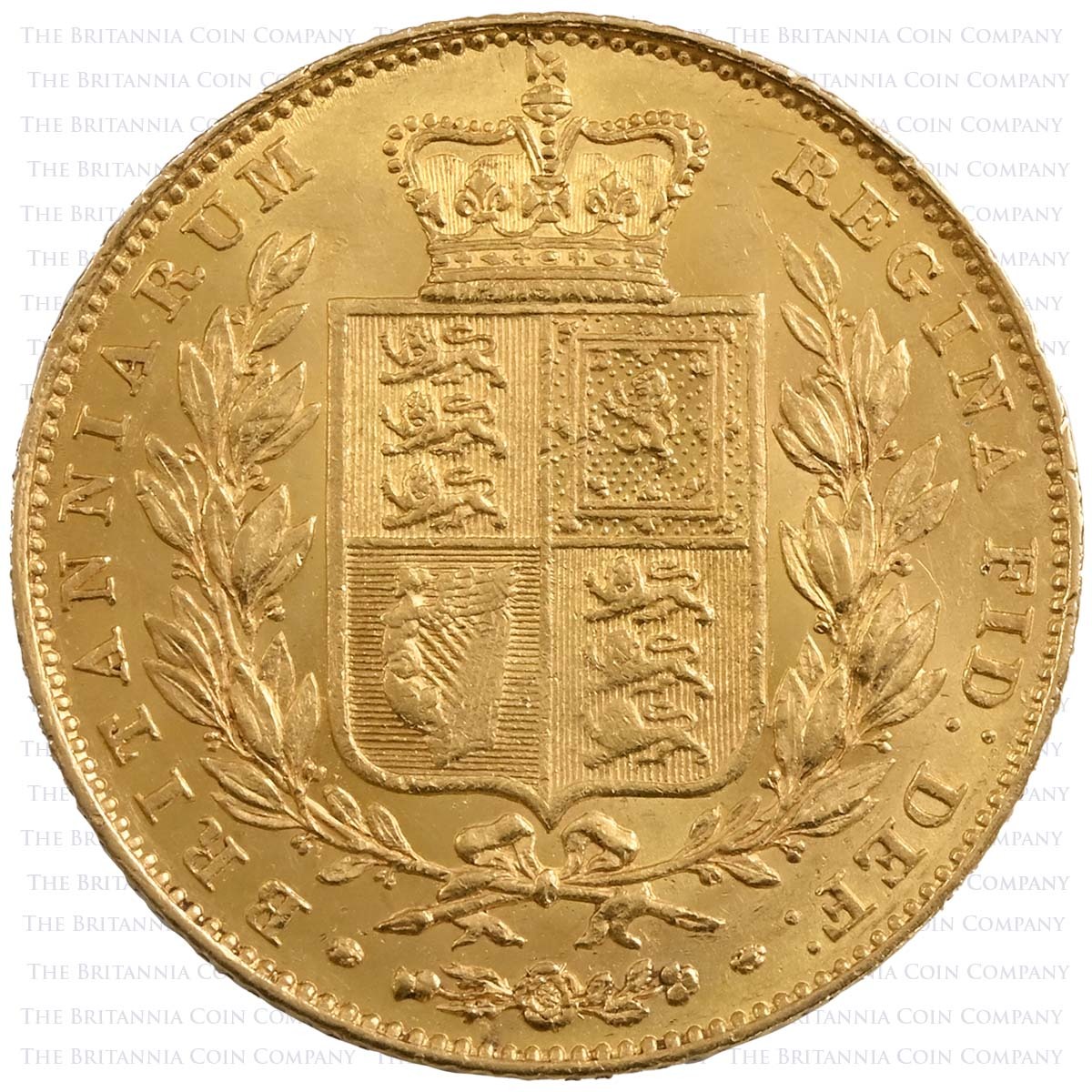 1838 Victoria Sovereign Young Head Reverse