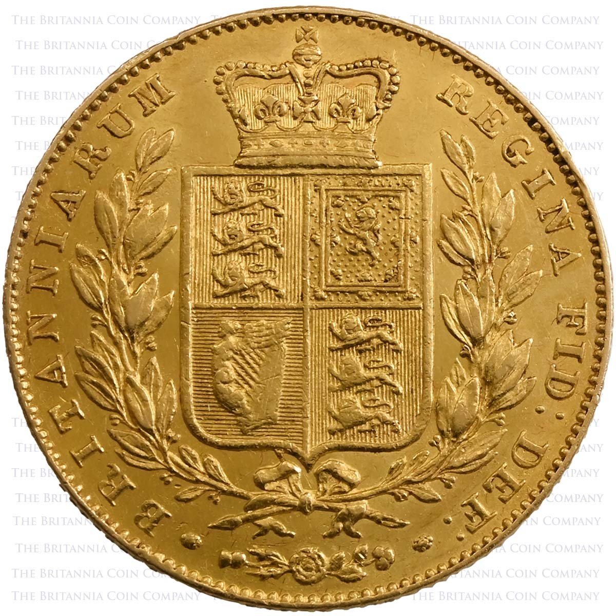 1839 Victoria Sovereign Rare Date Reverse