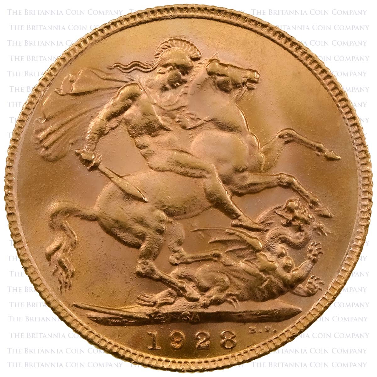 1928 George V Sovereign South Africa Reverse