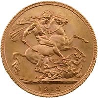 1915 George V Sovereign London Thumbnail