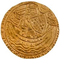 1351-1361 Edward III Hammered Gold Noble Fourth Coinage Pre Treaty Period Thumbnail