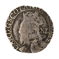 1636 Charles I Forty Pence Scotland Thumbnail